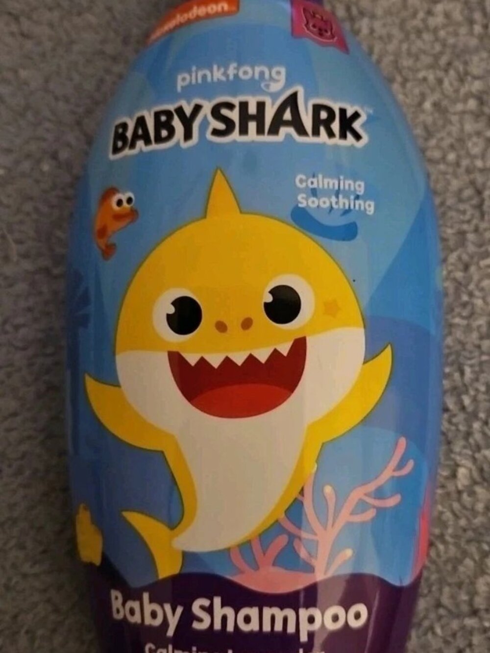 NWOT Nickelodeon Baby Shark 3pc Baby Bath Set